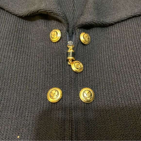 St. John Basics  3Pc Santana Knit Jacket &pants , tank  Suit Navy Size 12 H2 - Picture 8 of 10